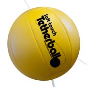 Load image into Gallery viewer, Park &amp; Sun Sports Outdoor Yellow 3-Pole Tetherball Play Set with Accessories