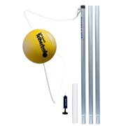 Load image into Gallery viewer, Park &amp; Sun Sports Outdoor Yellow 3-Pole Tetherball Play Set with Accessories