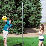 Load image into Gallery viewer, Park &amp; Sun Sports Outdoor Yellow 3-Pole Tetherball Play Set with Accessories